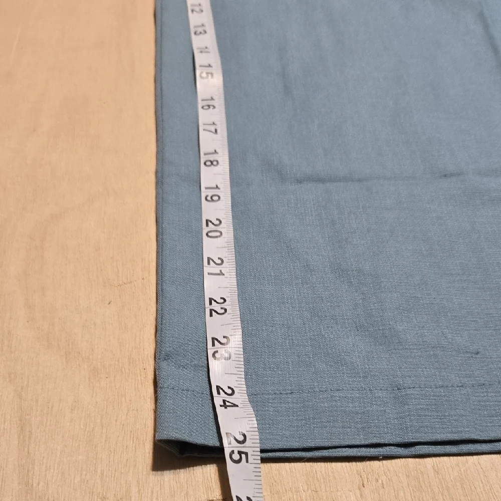 Z107 NWT Zenana Outfitters Woven Knot Strap Light Blue Denim Overalls Sm Md Lg